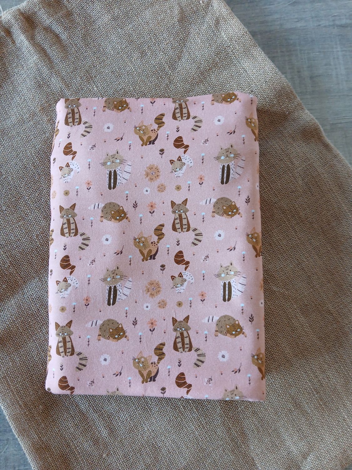 Jersey digitale cats and flowers