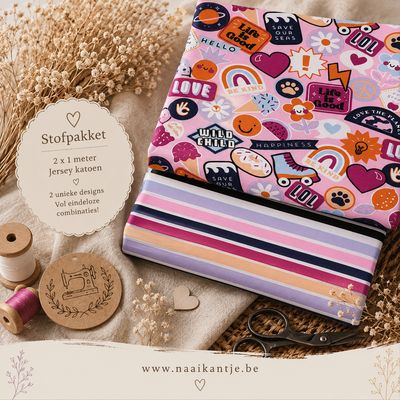 Stofpakket patches and stripes