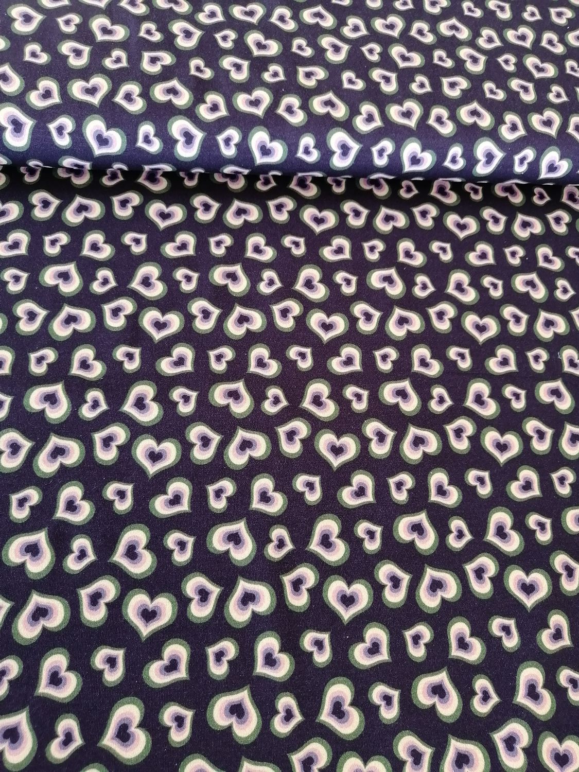 Jersey hearts purple