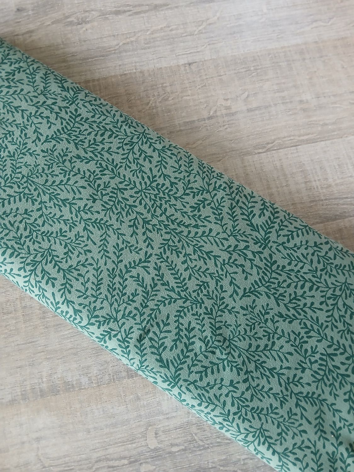 Jersey bladeren, kleur herfstgroen