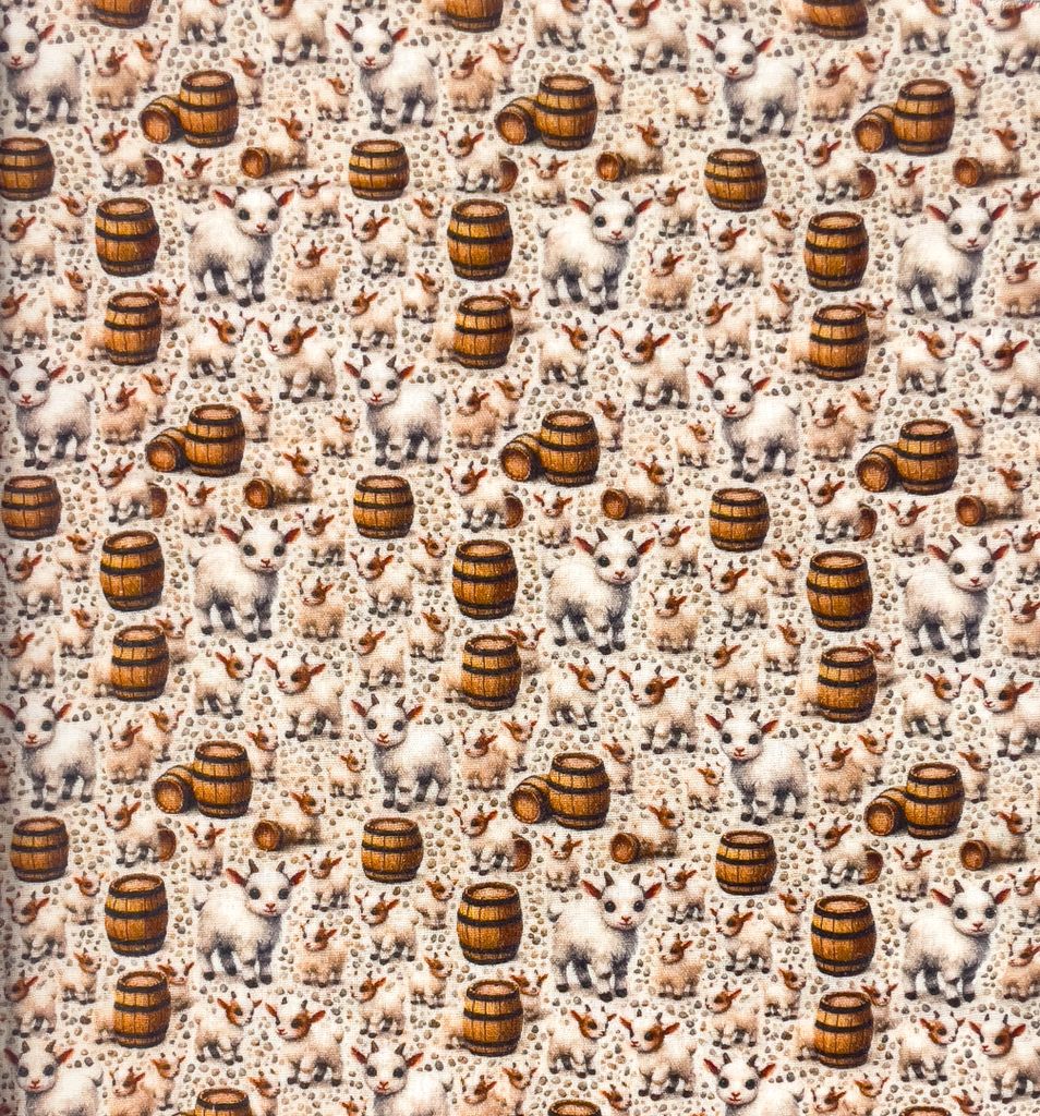 ​Double gauze digital Little Things boerderijdiertjes.