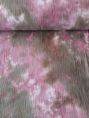 Double gauze hand geverfde Tie-Die, bruin/roos Double gauze hand geverfde Tie-Die, bruin/roos
