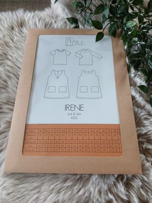Naaipatroon van Bel Etoile : Irene jurk &amp; shirt, kinderen