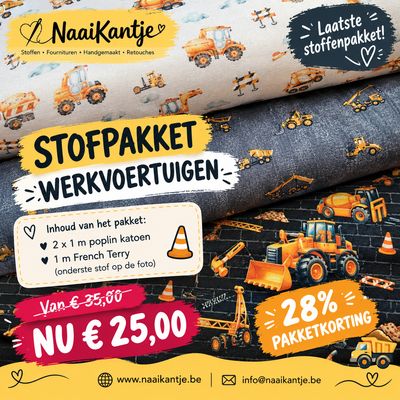 Stofpakket werkvoertuigen