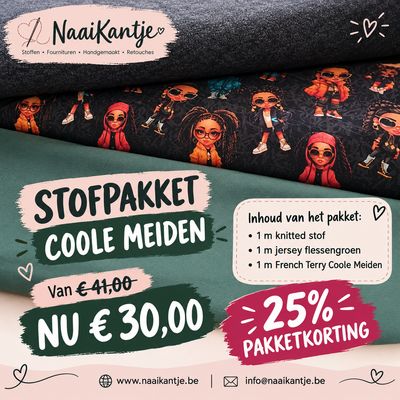 Stofpakket coole meiden