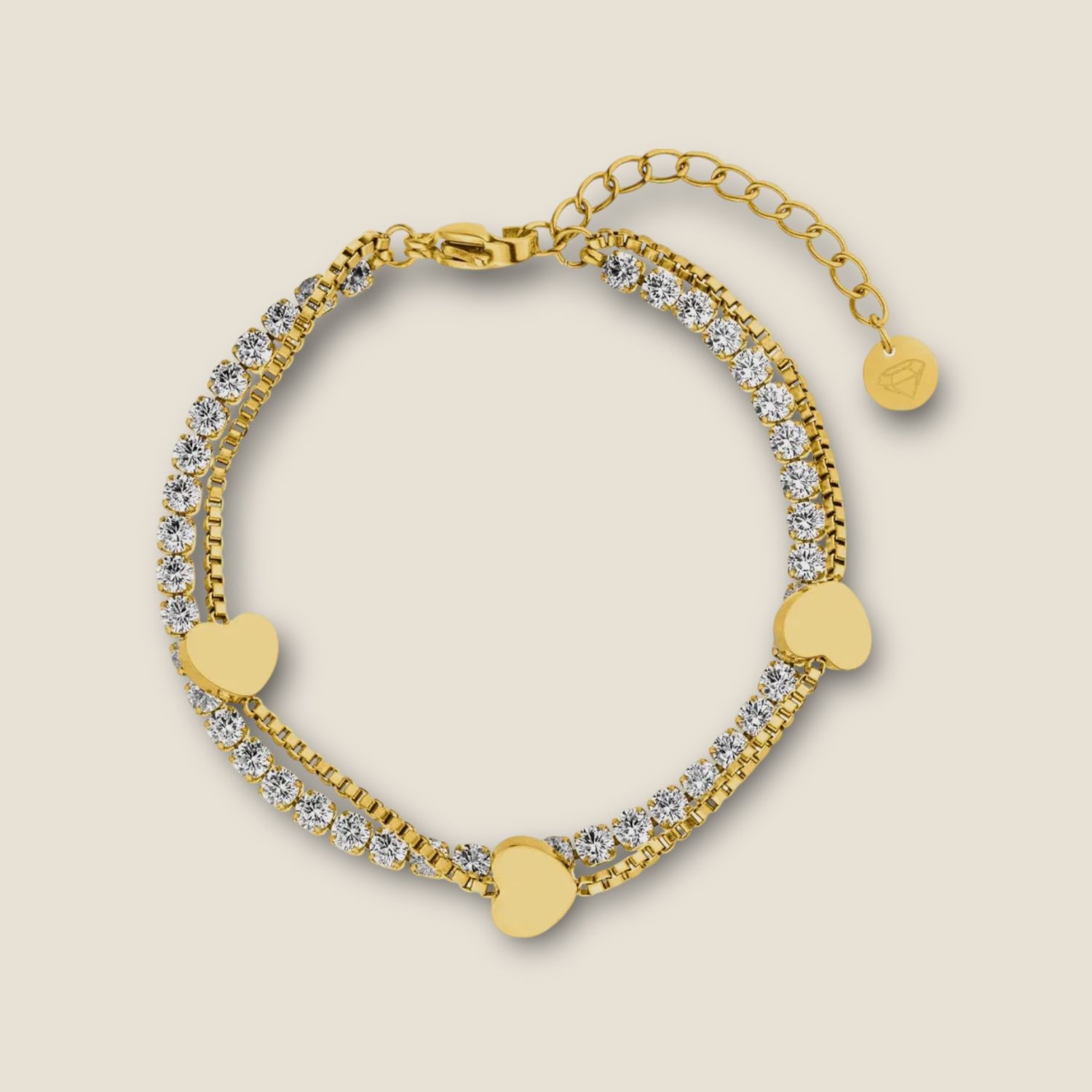 Bracelet plaqué or 18K