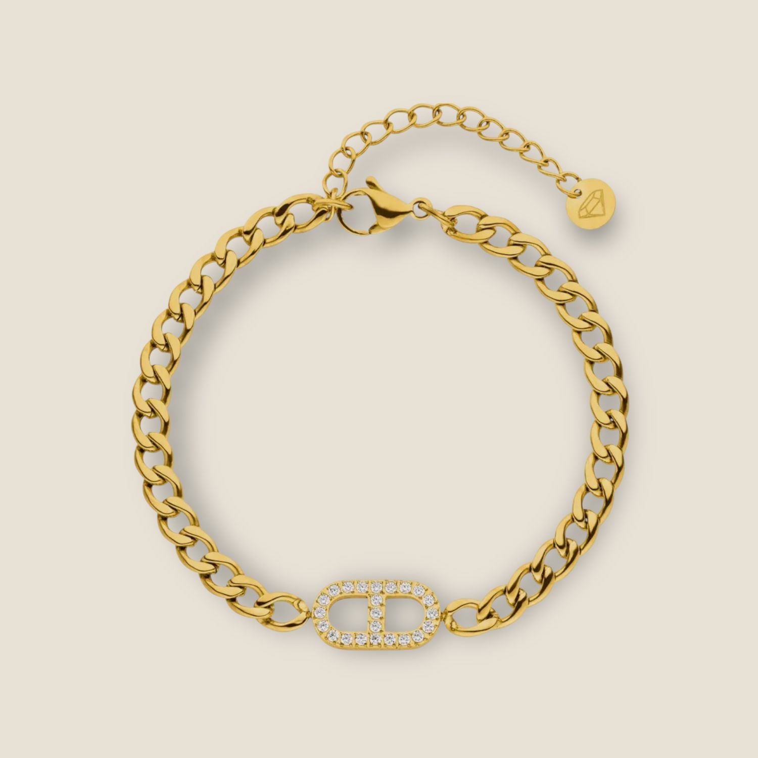 Bracelet plaqué or 18k