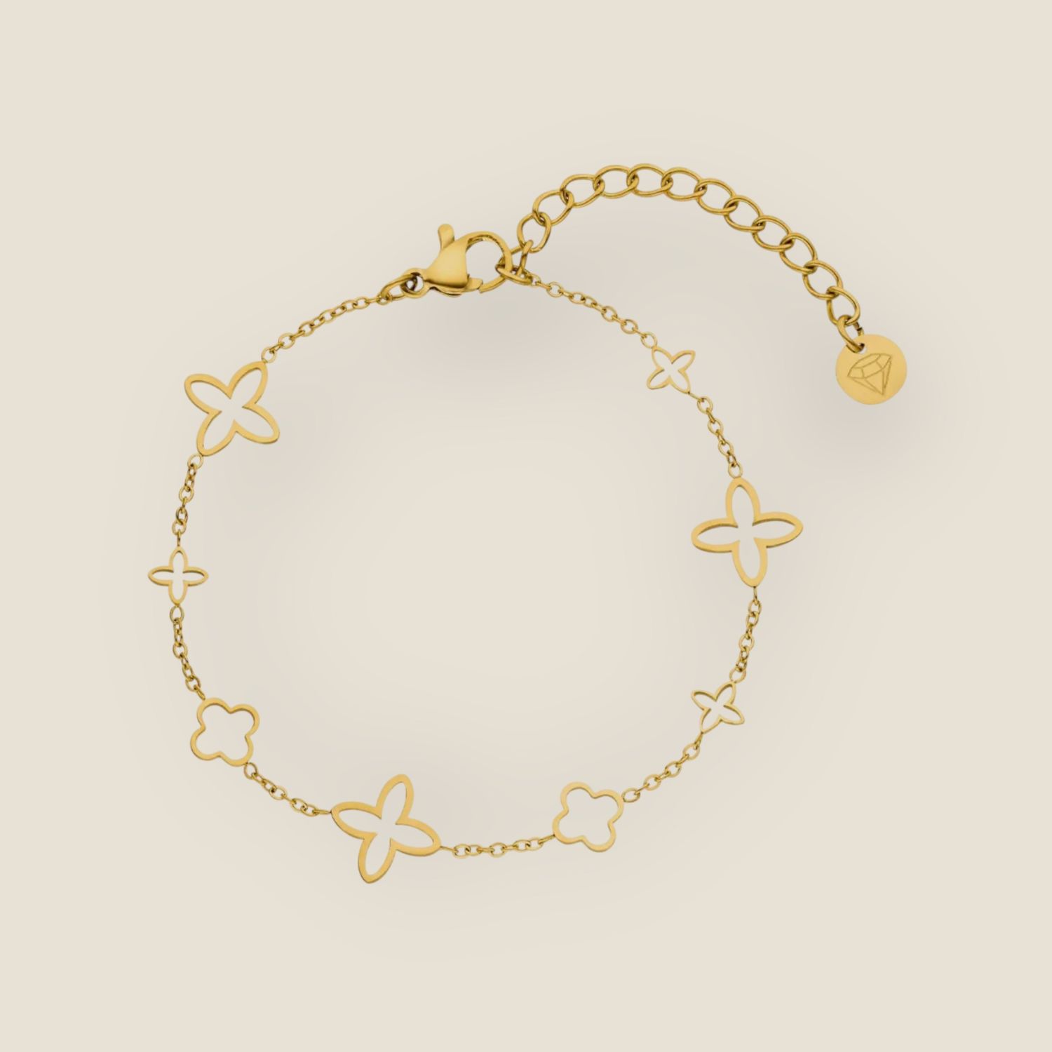 Bracelet plaqué or 18k