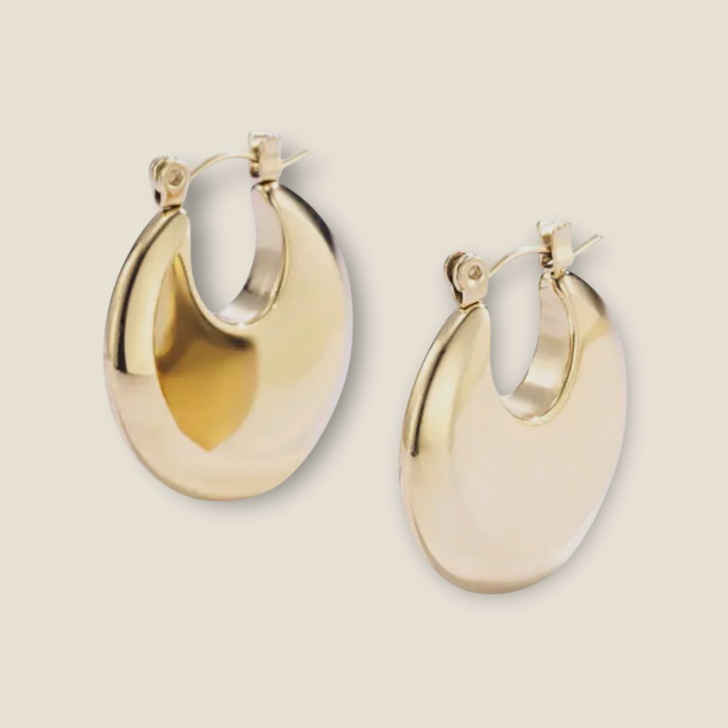 Boucles d’oreilles en acier inoxydable