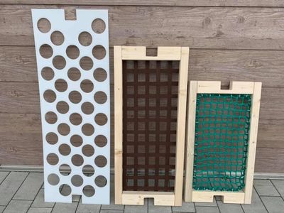 Fressplatten und Ersatznetze