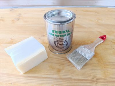 Original HORSEFEED BOX Spezial Holzöl Lasur Set