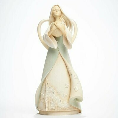 Enesco Foundations Mother and Adopted Child Figurine 9.25-Inch
