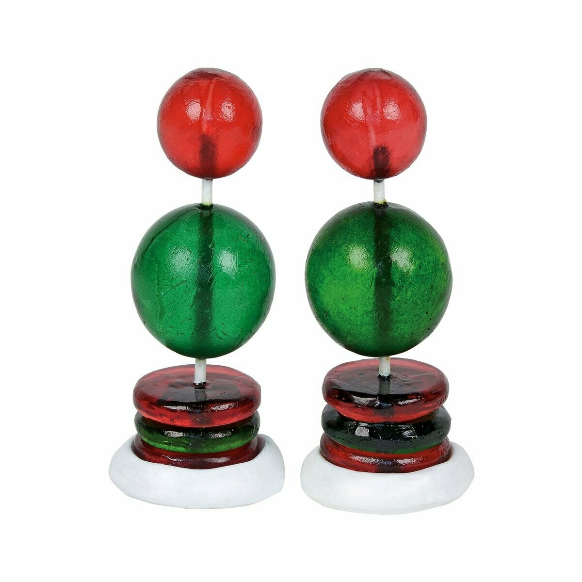 Department 56 "Candy Corner Topiary - Set Of 2) Village Accessory (6001718)