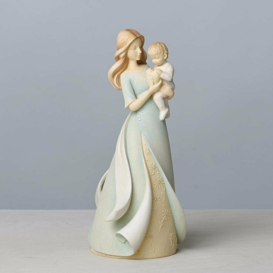 Mother and Adopted Child Figurine