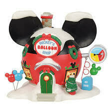 Disney Mickey's Christmas Village "Mickeys Balloon Inflators" Building (6001316)