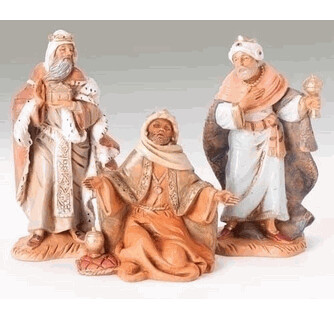 Fontanini Nativity 5" Scale "The Three Kings Figurine Set" Set of 3 (71187)