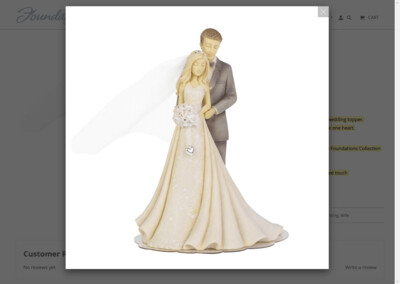 Groom and Bride cake topper