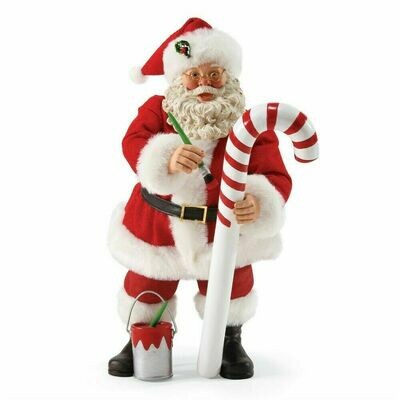 Possible Dreams “Candy Striper”Santa Figurine (4056209)