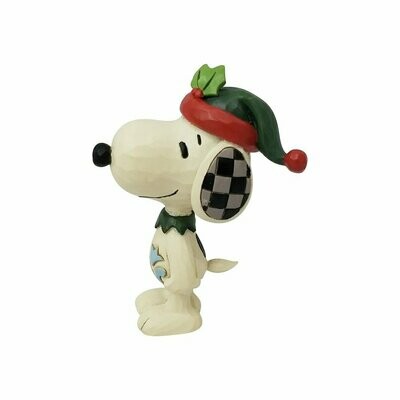 Jim Shore Peanuts Collection "Snoopy Elf Mini"Figurine (6006942)