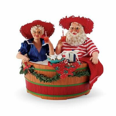 Possible Dreams Santa & Mrs Claus "Hot Tub Party" (6008564)