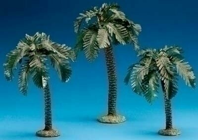 Fontanini Nativity "Set of 3 Palm Trees" 5" Scale Collection (56572)