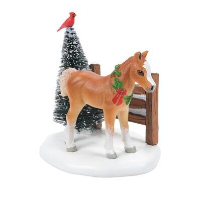 Department 56 Village Accessories “Cardinal Christmas Pony” Figurine (6007662)