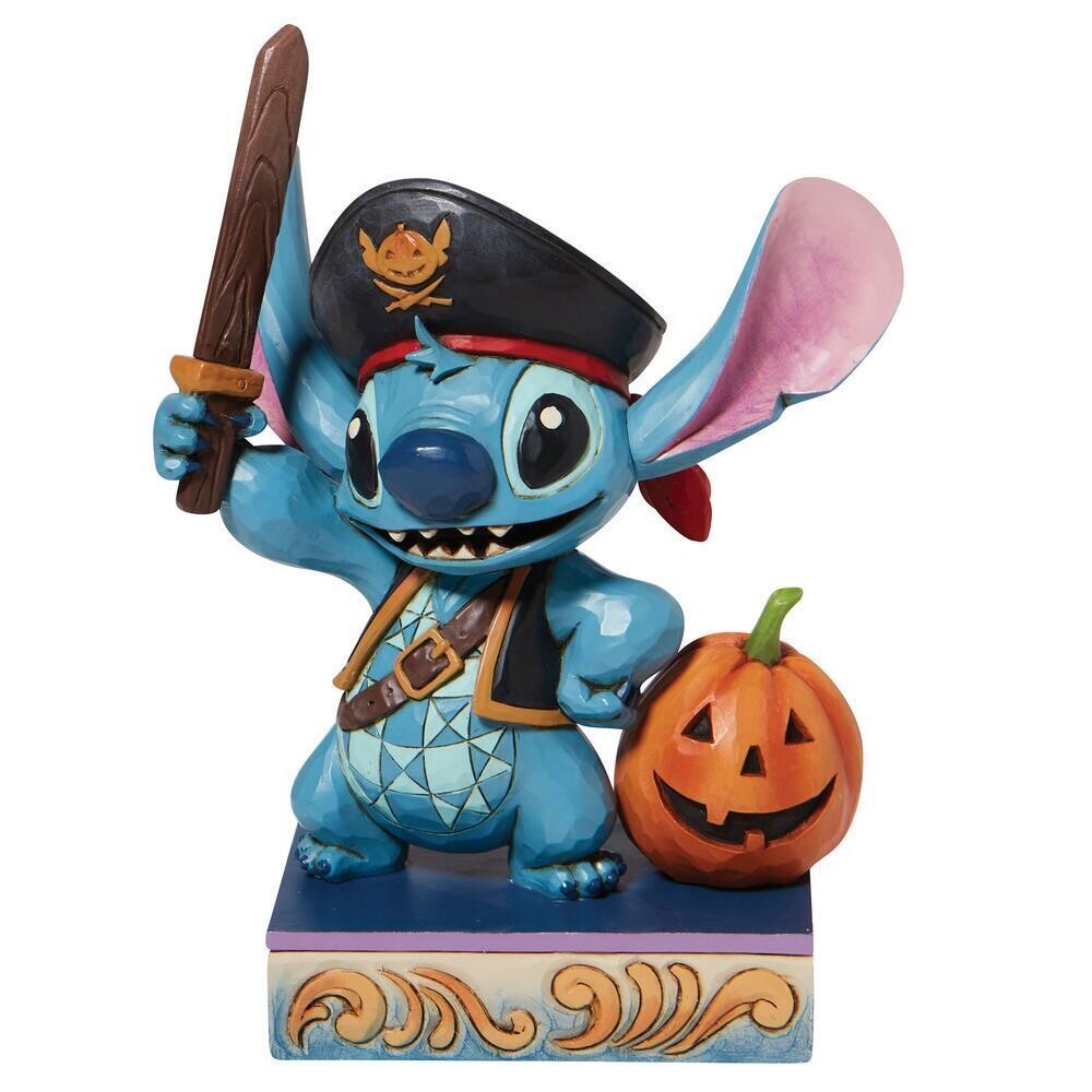 Jim Shore Disney Traditions "Pirate Stitch" Loveable Buccaneer Figurine (6008987)