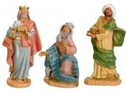 Fontanini Nativity 3.5 Scale “Three Kings - Wisemen” 3 Piece Figurine Set (55012)