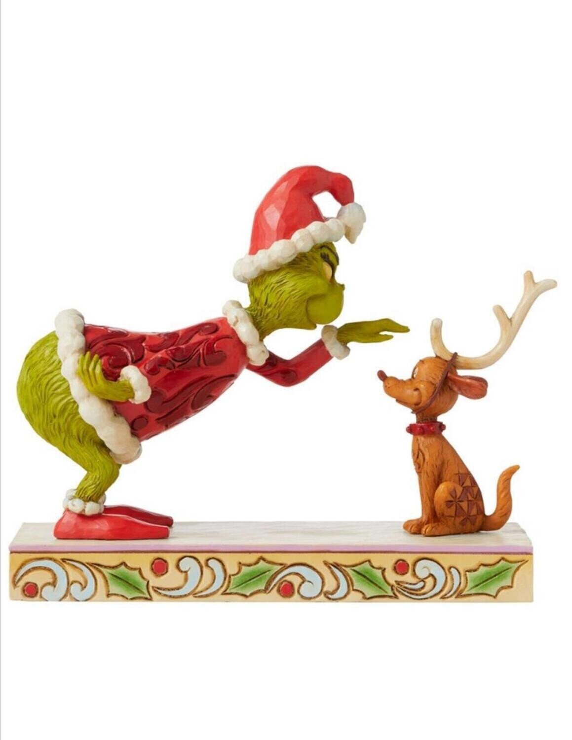 Jim Shore "Grinch Bending Over Max" Figurine (6008889)