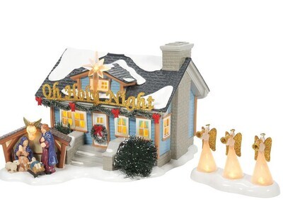 Department 56 Snow Village "Oh Holy Night House" Building (6009702)