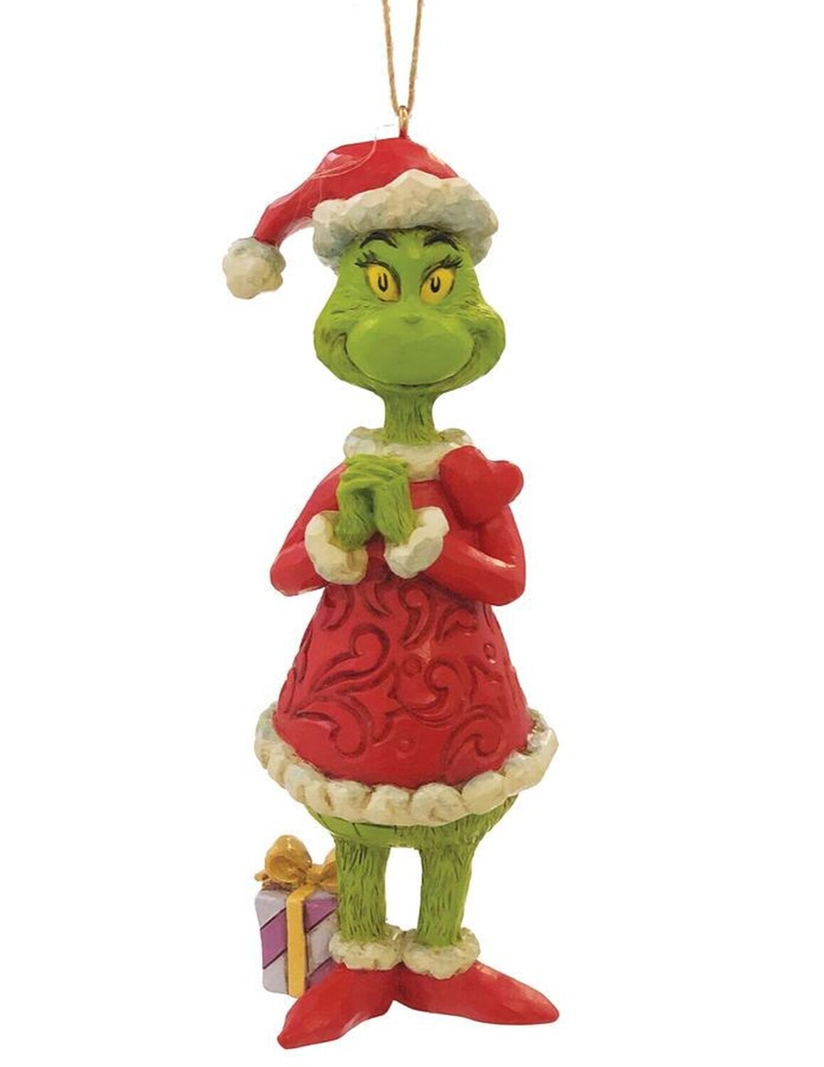 ​Jim Shore Grinch Collection "Grinch with Large Heart" Ornament (6010784)