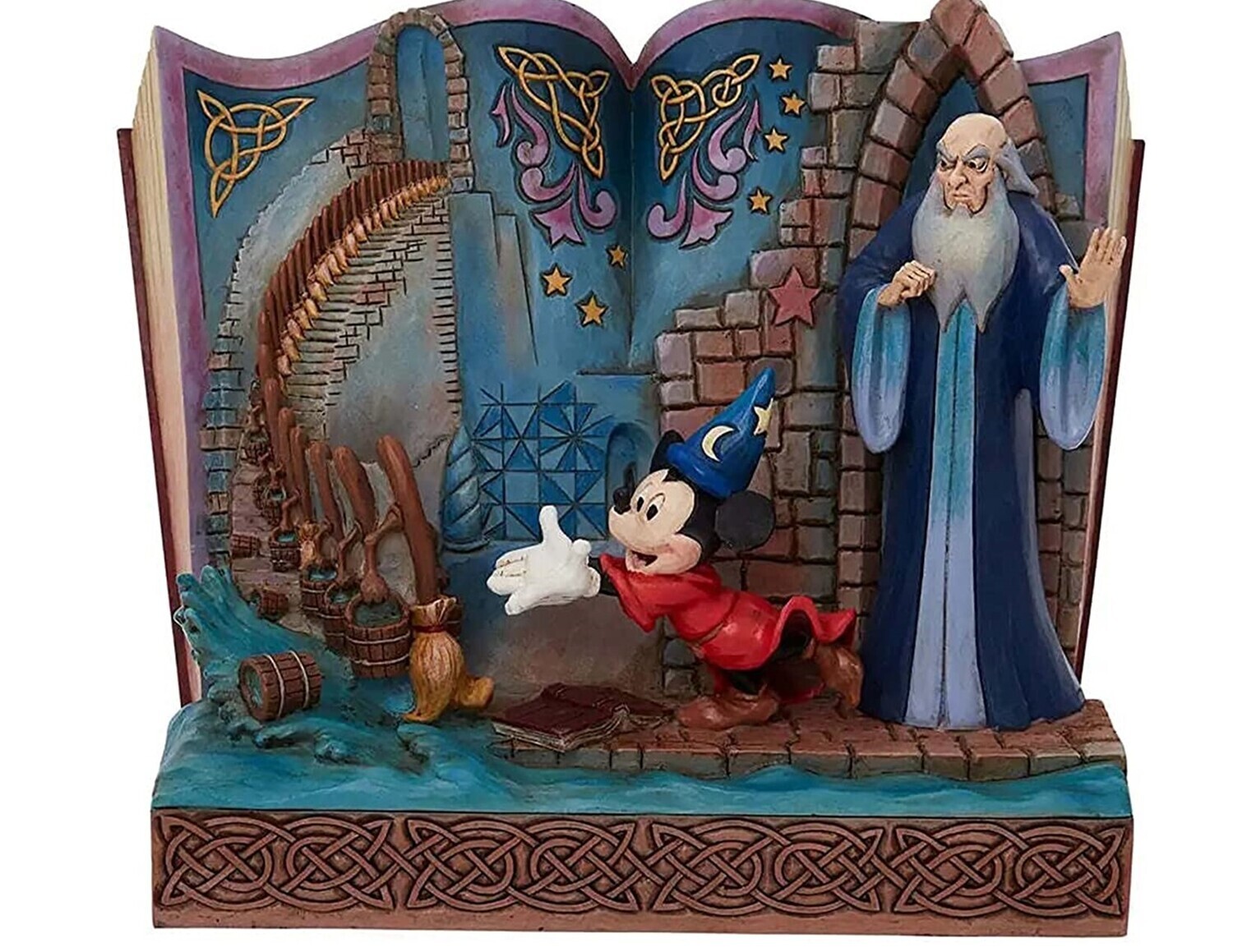Jim Shore Disney Traditions "Sorcerer Mickey with Storybook" 6.75" Figurine (6010883)