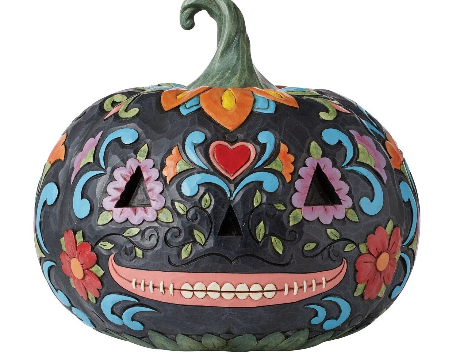 Jim Shore Day of the Dead “Jack O Lantern” Pumpkin (6010669)