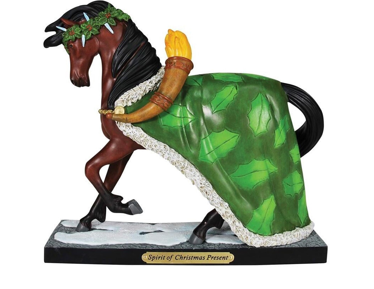 The Trail of Painted Ponies "Spirit of Christmas Present" Horse Figurine (6011698)