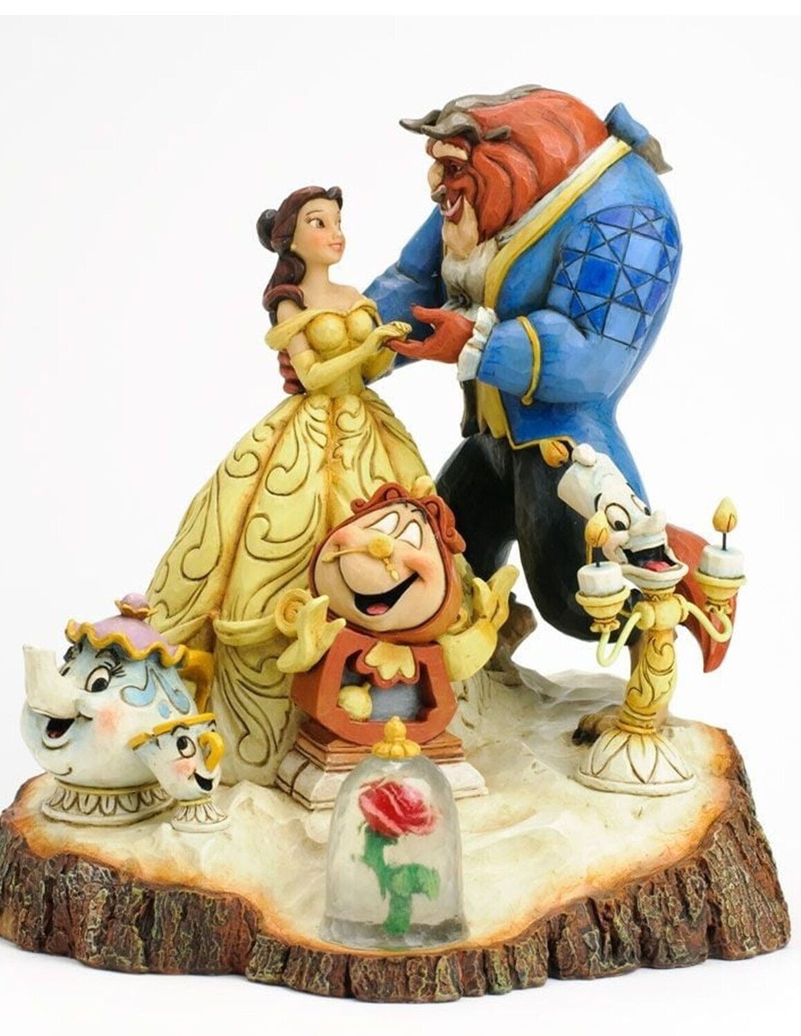 Jim Shore Disney Traditions "Beauty and The Beast - Tale as Old as Time" Figurine (4031487)