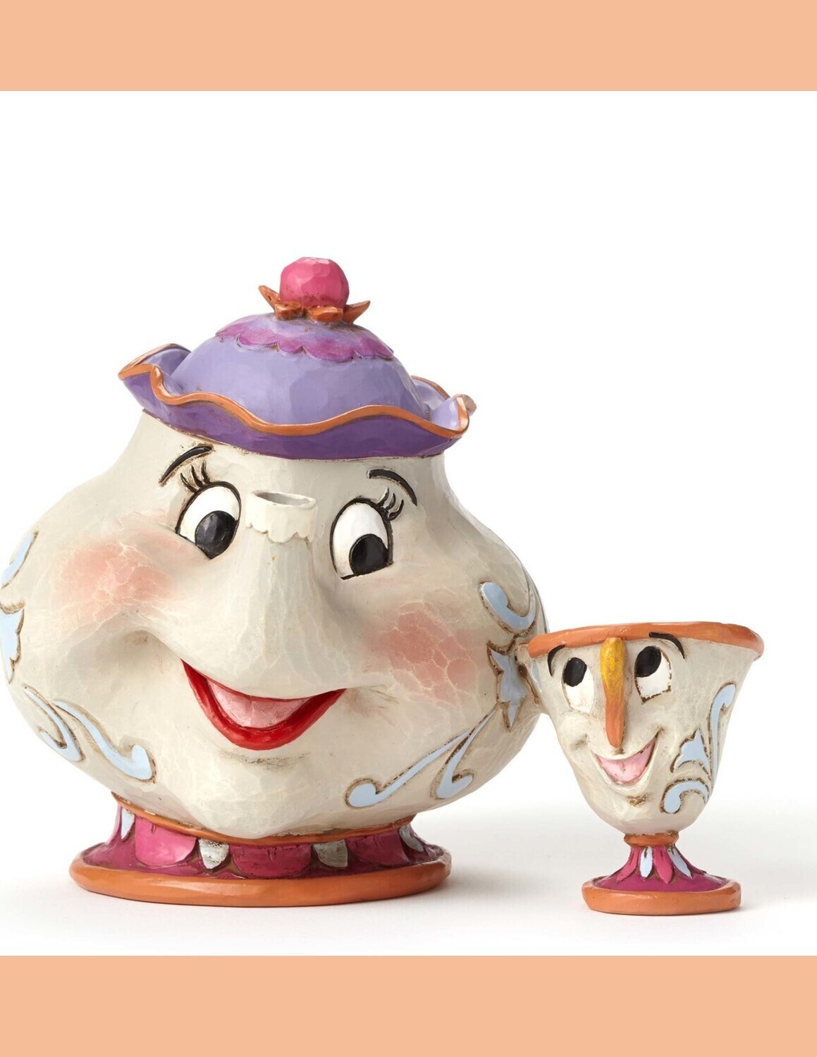 Jim Shore Disney Traditions "Mrs. Potts & Chip" Beauty and the Beast (4049622)