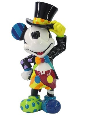 Disney By Britto “Top Hat Mickey Mouse” 8" Sculpture (6006083)