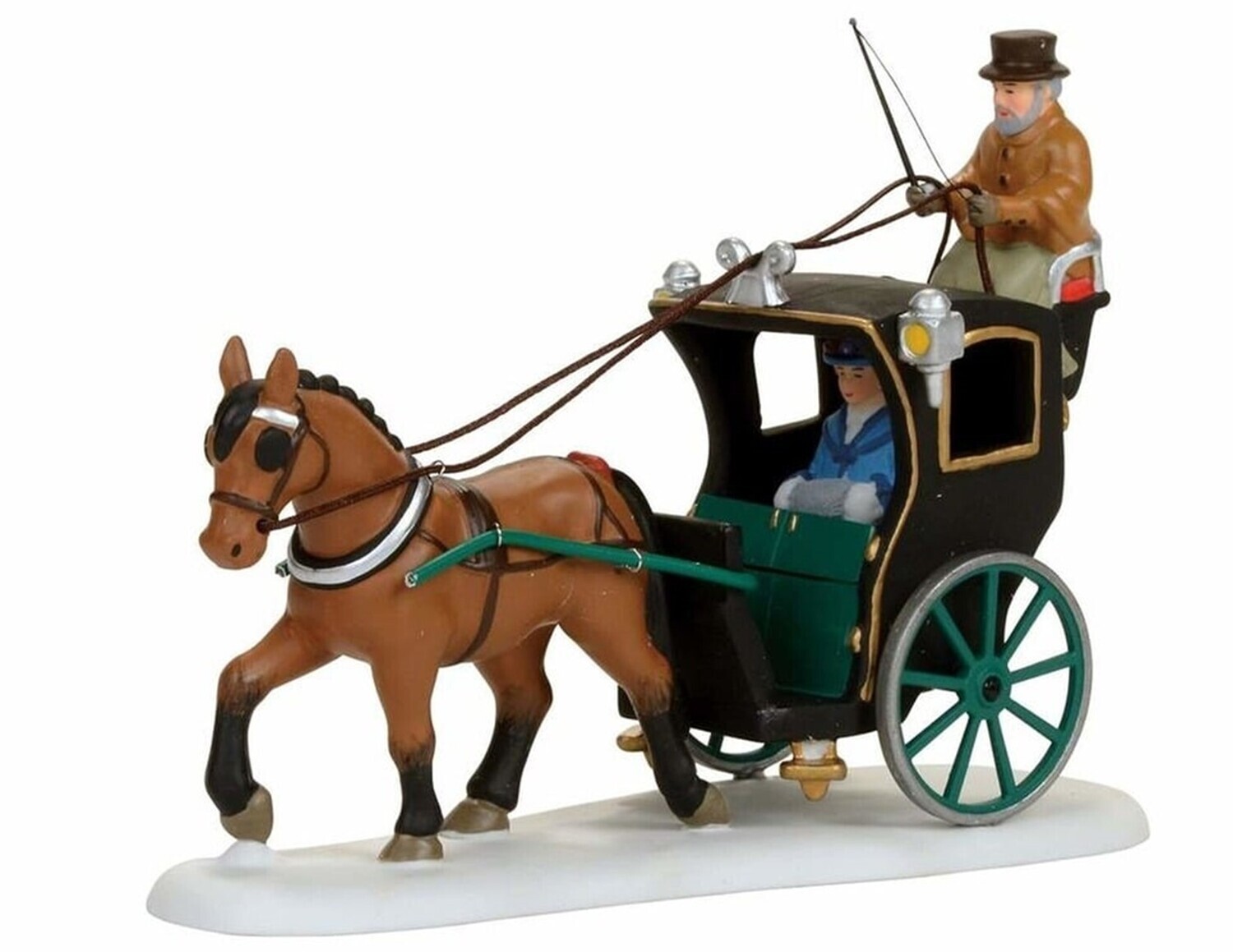 Department 56 Dicken's Village "Holiday Cab Ride" Horse & Buggy Figurine (4056638)