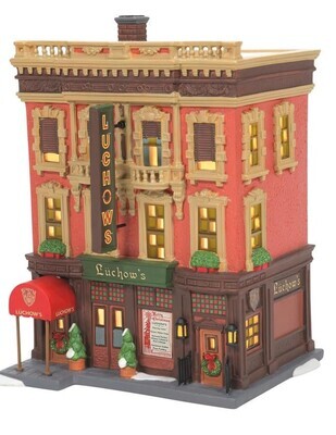 Department 56 Christmas In The City “Luchow's German Restaurant” (6007586)