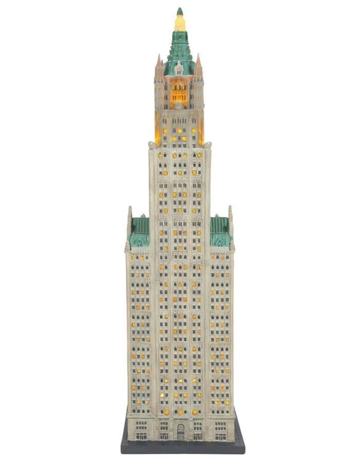 Department 56 Christmas in the City Village: The Woolworth Building "Breaking News" 19" H (6007584)