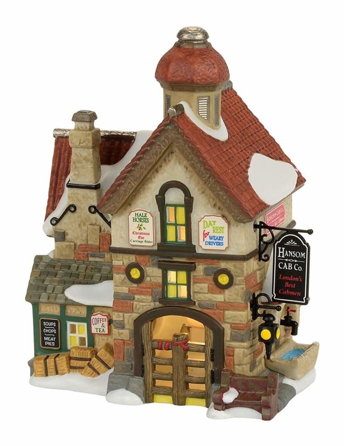 Department 56 Dickens Village "The Hansom Cab Co" Building (4056644)