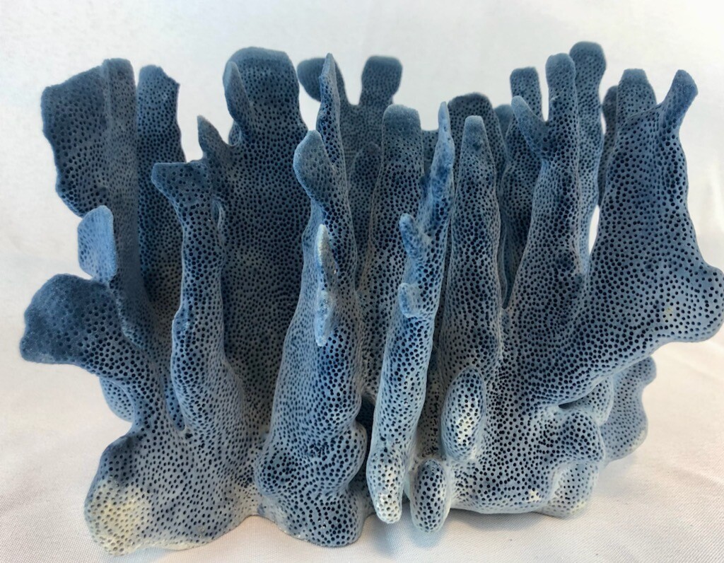 Blue Coral Specimen (7.5 x 6 x 6.5)