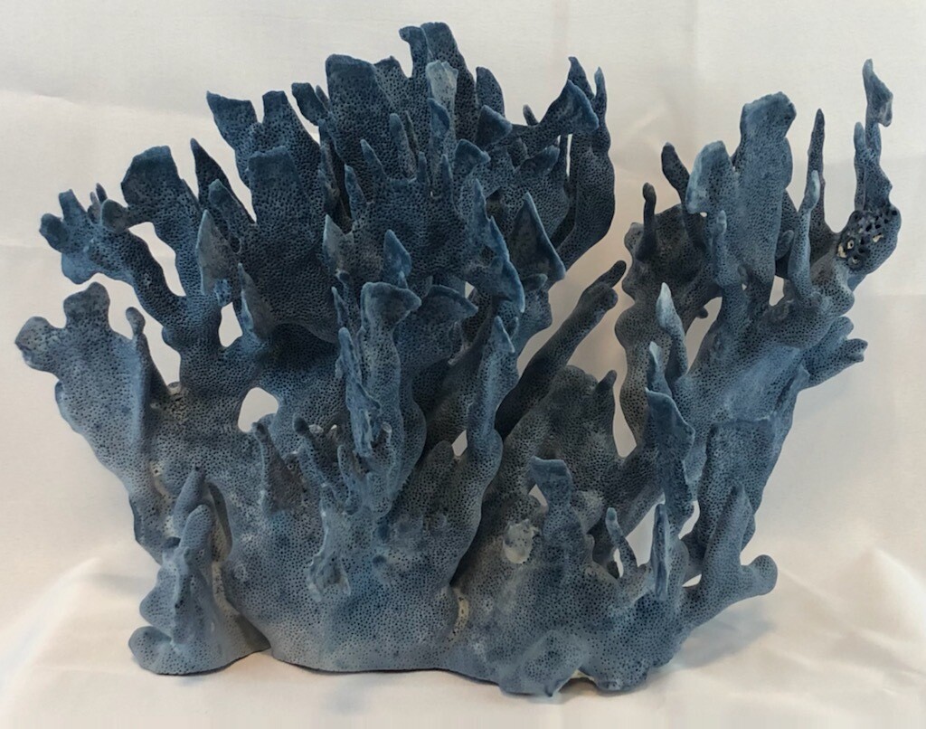 Blue Coral Specimen (17W x 12H)