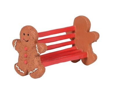 Department 56 Cross Product "Gingerbread Christmas Bench" Village Accessory (6005509)