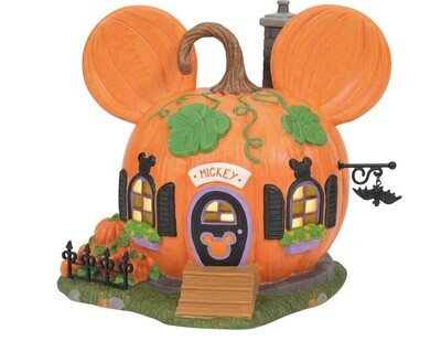 Department 56 Disney Village Halloween "Mickey's Pumpkintown House" (6007726)