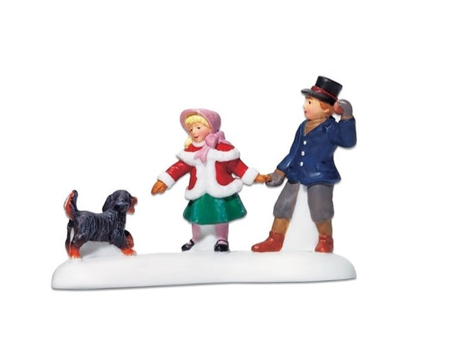 Department 56 Dickens Village "Playing with a Puppy" Village Accessory (56.58811)