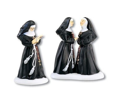 Department 56 Alpine Village Accessory "Sisters of the Abby" Set of 2 (56.56213)
