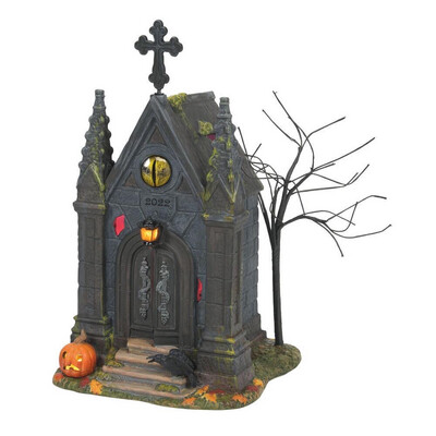 Department 56 Halloween Snow Village "Rest in Peace 2022” Cemetary Crypt (6009844)