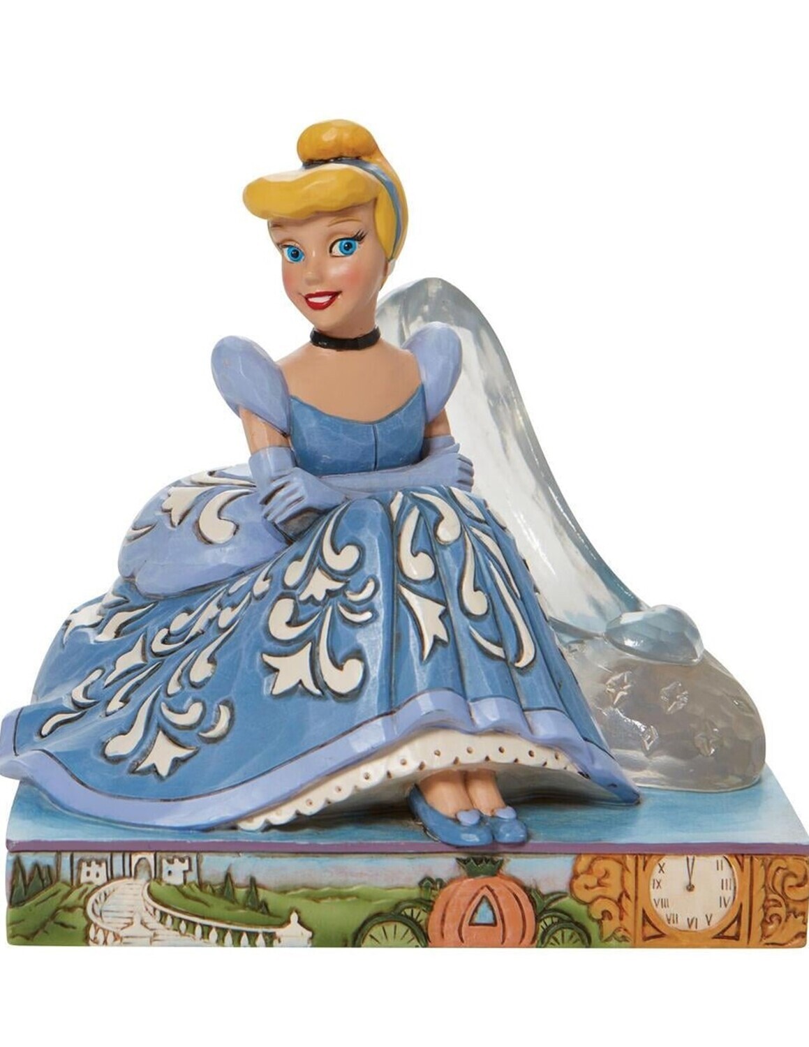 Jim Shore Disney Traditions "Cinderella and Glass Slipper -A Magical Moonlight” Figurine (6010095)
