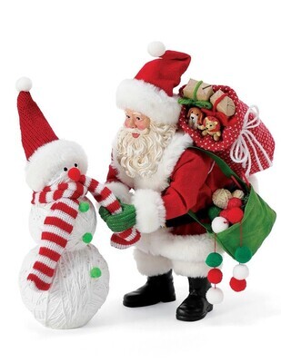 Possible Dreams Sports & Leisure Collection "Kozy Knit" Snowman & Santa (6010232)